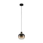 Eglo Pendel Lampe Oilella Stål Sort Guld | IP20 - Egnet til 1x E27 