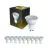 Fordelspakke 10x Bright Choice LED Spot GU10 PAR16 4W 345lm 36D - 827 Ekstra Varm Hvid | Erstatter 50W
