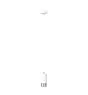 Emibig Pendel Lampe Fumiko Stål Hvid | Egnet til 1x GU10 - Max 10W