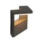 Ansell LED Vægbelysning Arco Grafit 11W 643lm - 840 kold hvid | IP54